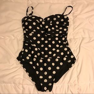 Polka Dotted One-Piece